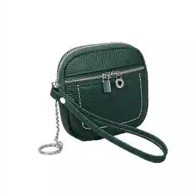 彤彤兔 简约纯色 头层牛皮 零钱包 女款 多色