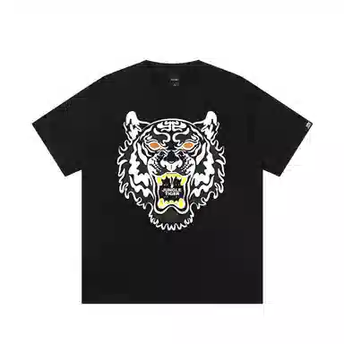 Jungle Tiger Tiger Head Print T-Shirt