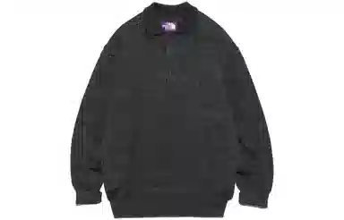 THE NORTH FACE PURPLE LABEL Merino Field Striped Polo Sweater Polo
