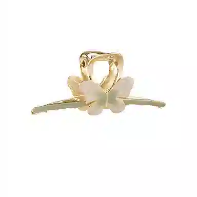 丹琴 优雅气质蝴蝶古风高级感夏天鲨鱼夹子发量多后脑勺 合金 发夹 女款