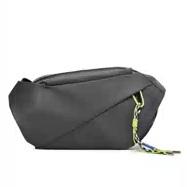 彤彤兔 休闲潮流纯色校园 皮膜 胸包斜挎包 男款 灰色/黑色/蓝色