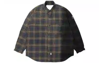 MADNESS Dip Dye Checked Shirt