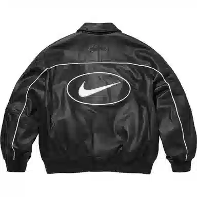 Supreme x Nike Leather Varsity Jacket
