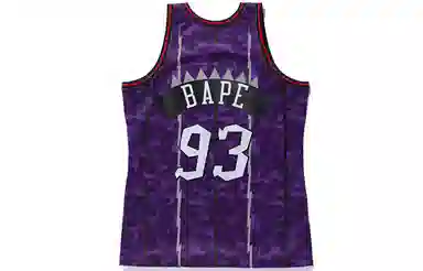 A BATHING APE Bape Raptors Camo Basketball Tanktop