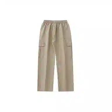 乱步 宽松直筒纯棉多口袋休闲裤 男女同款