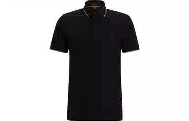 HUGO BOSS Stretch-Cotton Slim-Fit Polo Shirt With Logo Patch Polo