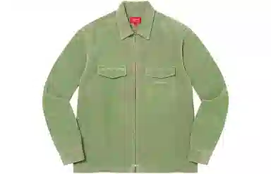 Supreme SS23 Week 2 2-TONE CORDUROY ZIP UP SHIRT