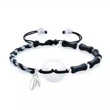 老凤祥 竹愿平安扣节节高升国潮新中式国风潮流简约通勤百搭轻奢小众高级感礼盒#好运 玉髓 手链 男女同款情侣款