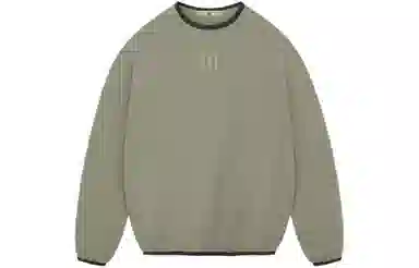 Fear of God Athletics x adidas SS24 Suede Fleece Crewneck Clay