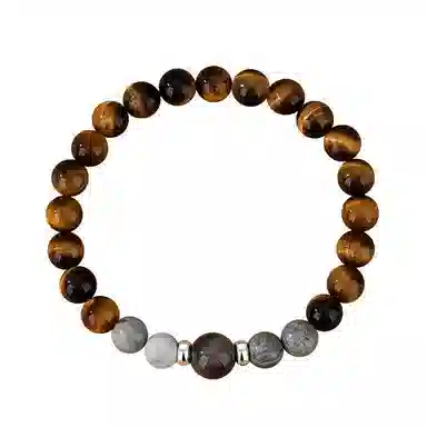 【霸气侧漏】 指尖瑰宝 福禄吉祥平安喜乐诸事顺利四季发财事业有成虎虎生威有钱必应八方来财#好运天然 虎眼石 手串 男款