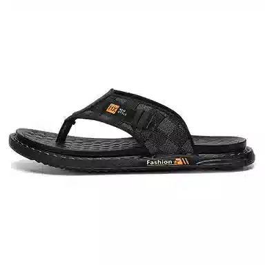 潮泽 时尚潮流经典 防磨人字拖鞋 男款