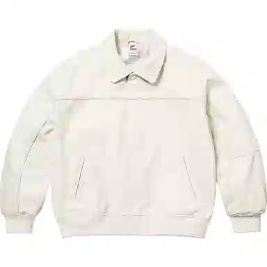 Supreme x Nike Leather Varsity Jacket