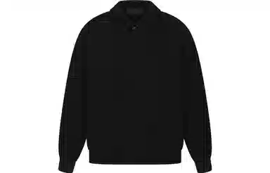 Fear of God Essentials Knit Polo Jet Black