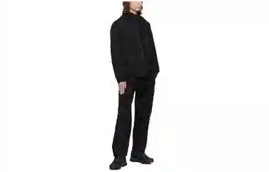 Stone Island Black Zip Long Sleeve Shirt
