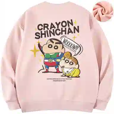 Crayon Shin-chan Cartoon Print Pullover Sweatshirt