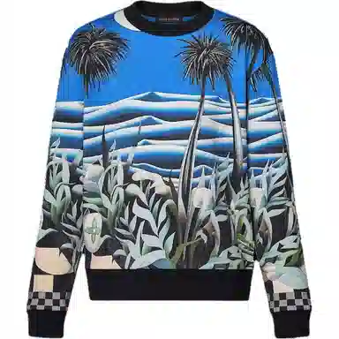 Louis Vuitton SS24 Blue Crewneck Sweater