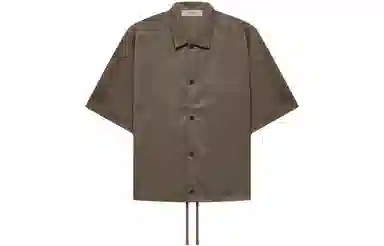 Fear of God Essentials FW22 Ss Nylon Shirt Wood