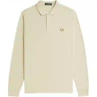 Fred Perry Polo Sweater Oatmeal