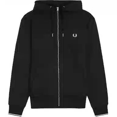 Fred Perry Hoodie Black