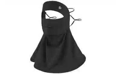 优幽兰 休闲简约遮全脸防紫外线纯色百搭高级感显脸小骑行脸基尼可调节 锦纶 氨纶 防晒面罩 男款