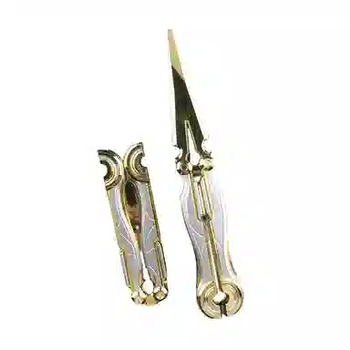 乐智由我 武器涂鸦利刃蝴蝶工具刀爪刀瑞兔金属玩具装备 成品模型