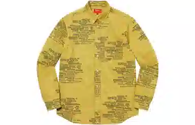 Supreme SS23 Week15 TRADEMARK JACQUARD DENIM SHIRT logo