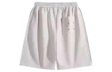 王者荣耀 瑶时之祈愿款 基础款趣味卡通鹿角印花纯色系带无性别主义宽松五分针织篮球休闲短裤 男女同款