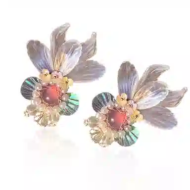 蒙妮 超仙幻彩金鱼 树脂 发夹 男女同款情侣款