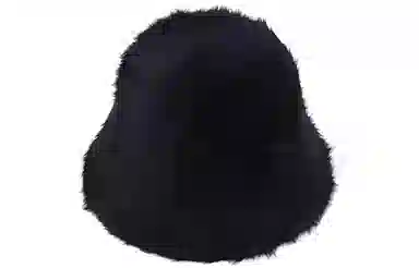 优幽兰 纯色防风防  纯色防风防寒兔毛针织加厚保暖高级感小众学生穿搭 兔毛 渔夫帽 女款