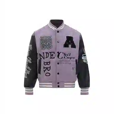 NOOING Vintage Baseball Jacket