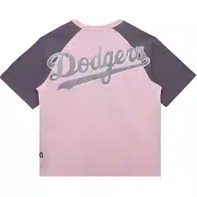 New Era FW24 Dodgers Print T-Shirt Pink