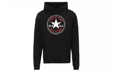 Converse Go-To All Star Patch Standard-Fit Fleece Pullover Hoodie
