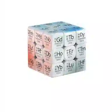 乐智由我 元素周期表三阶魔方文创纪念品教学创意 早教益智玩具