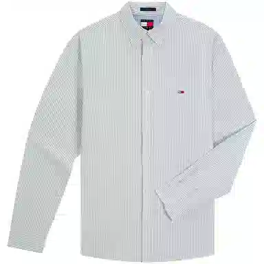 Tommy Hilfiger Oxford Stripe Shirt Slim Fit Long Sleeve