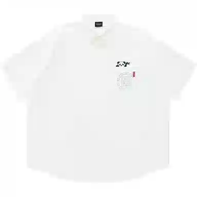 CLOT Panda Pocket Polo Shirt White