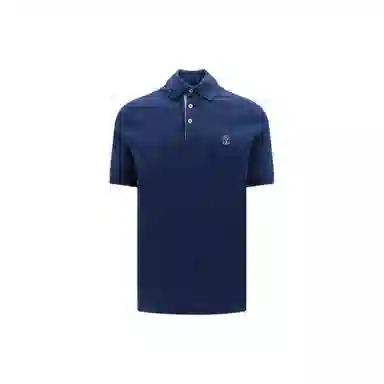 Brunello Cucinelli Polo Shirt Blue