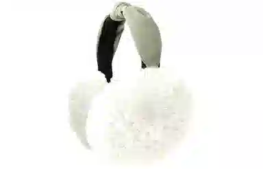 优幽兰 毛绒可爱保暖防风防寒可折叠 户外骑行头戴式 睡觉隔音提升睡眠质量防噪音 耳罩 女款