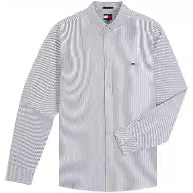 Tommy Hilfiger Oxford Stripe Shirt Slim Fit Long Sleeve