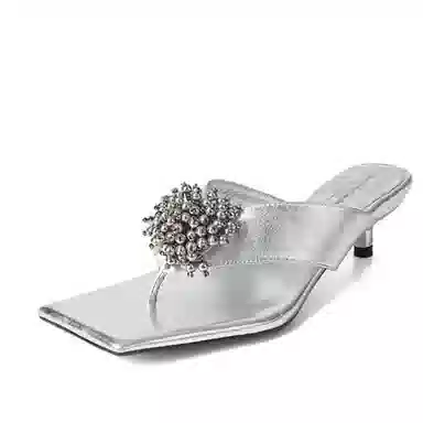 希灵 外穿夹趾时尚气质 橡胶底人字拖鞋 女