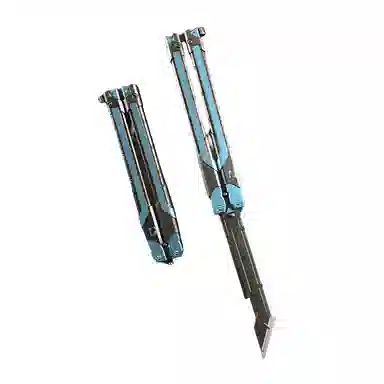 乐智由我 武器涂鸦利刃蝴蝶工具刀爪刀瑞兔金属玩具装备 成品模型