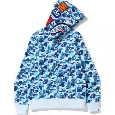 A BATHING APE SS24 Abc Shark Zip Hoodie