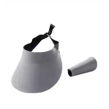 钓鱼熊 防紫外线太阳帽夏季运动无痕一体大帽檐空顶可折叠遮阳帽 棉 防晒帽 男女同款情侣款