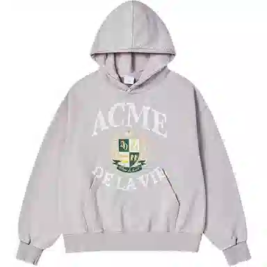 acme de la vie ADLV SS25 Letter Print Hoodie