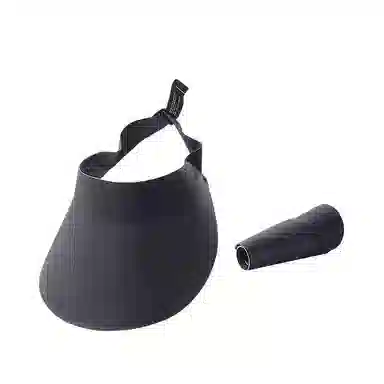 钓鱼熊 防紫外线太阳帽夏季运动无痕一体大帽檐空顶可折叠遮阳帽 棉 防晒帽 男女同款情侣款