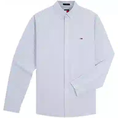 Tommy Hilfiger Oxford Stripe Shirt Slim Fit Long Sleeve
