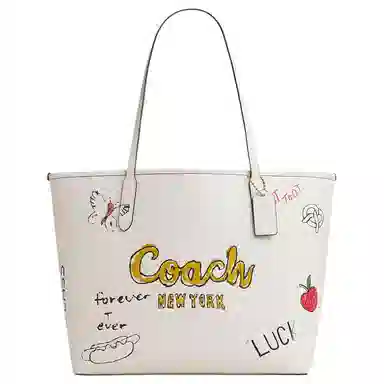 COACH City 33 Chalk White