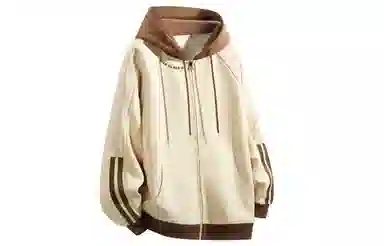 王者荣耀 标语款 美式复古简约创意字母设计多巴胺印花百搭落肩长袖休闲宽松撞色拼接条纹插肩袖舒适重磅连帽卫衣 男女同款