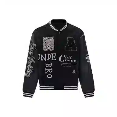 NOOING Vintage Baseball Jacket