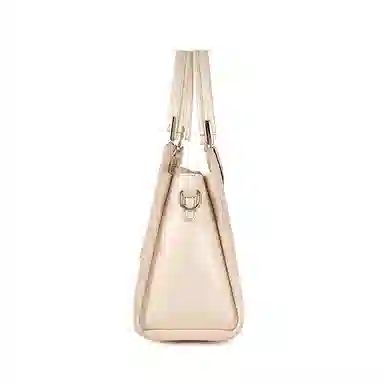 维尼奥 品牌国风提花刺绣妈妈包高颜值时尚气质休闲百搭女包简约新中式通勤托特包 合成革 手提包单肩斜挎 常规 女款 白色