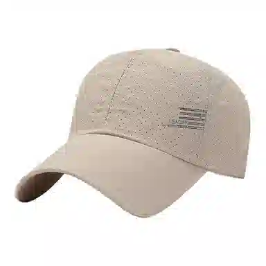 佐闯 帽子网孔户外运动登山遮阳帽透气防晒钓鱼帽 棉 鸭舌帽 男款